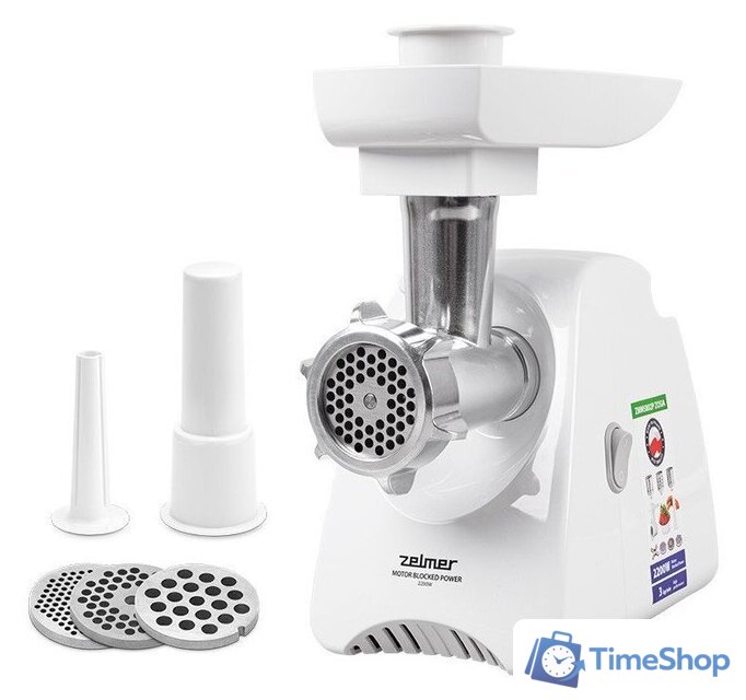 Мясорубка Zelmer ZMM5801P - Изображение №1 — Интернет-магазин Time-Shop