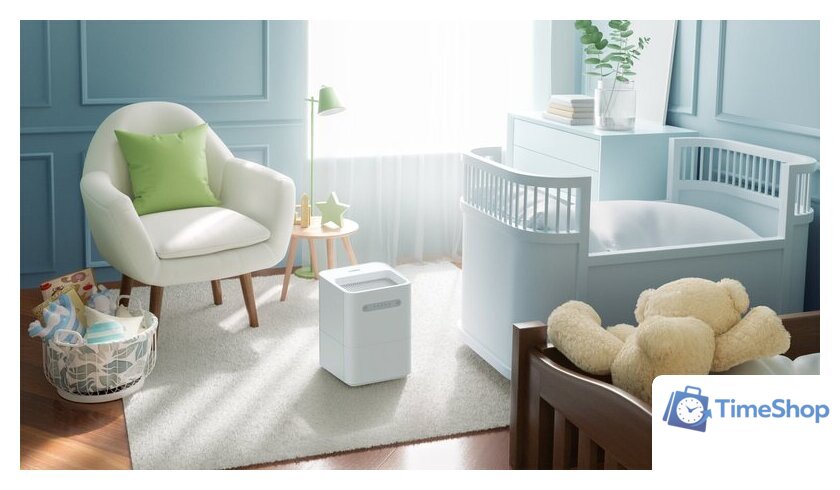 Увлажнитель воздуха SmartMi Evaporative Humidifier 3 Lite CJXJSQ06ZM (с евровилкой) - Изображение №10 — Интернет-магазин Time-Shop