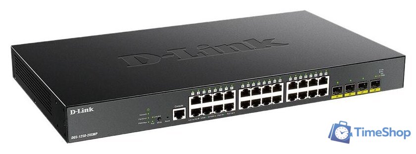 Управляемый коммутатор 2-го уровня D-Link DGS-1250-28XMP/A1A - Изображение №2 — Интернет-магазин Time-Shop