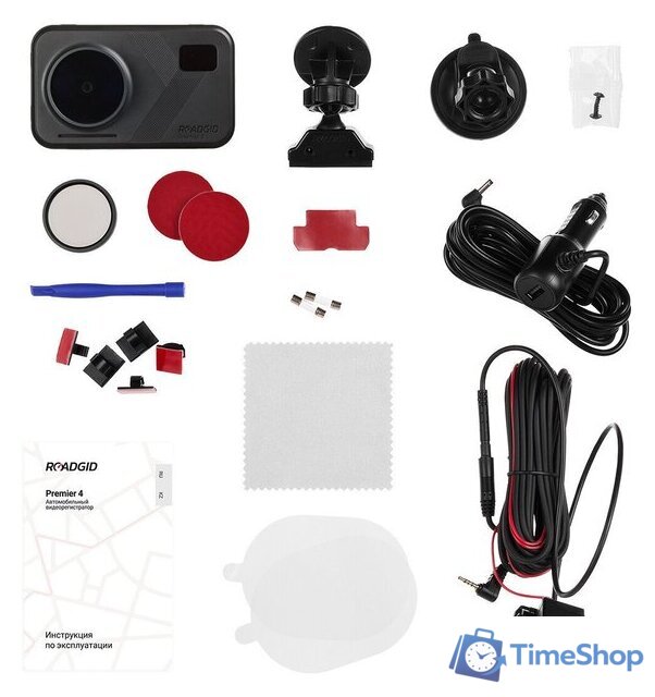 Видеорегистратор-радар детектор-GPS информатор (3в1) Roadgid Premier 4 2CH (set 2) - Изображение №4 — Интернет-магазин Time-Shop