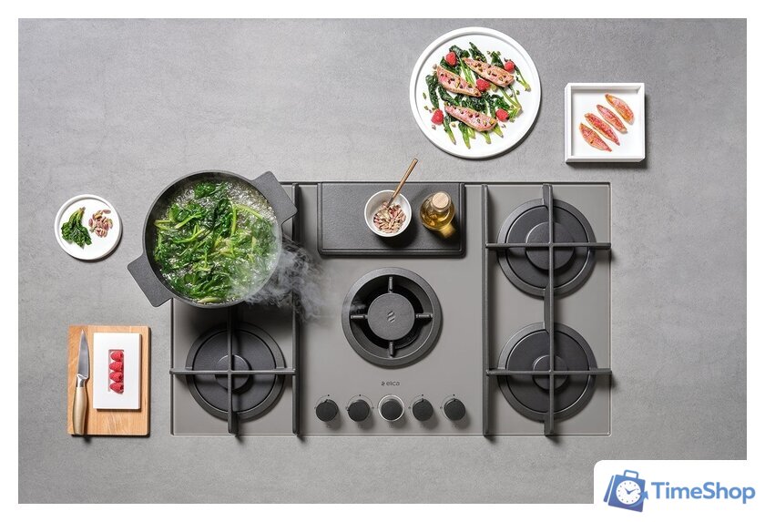 Варочная панель Elica NikolaTesla Flame GR/A/88 - Изображение №5 — Интернет-магазин Time-Shop