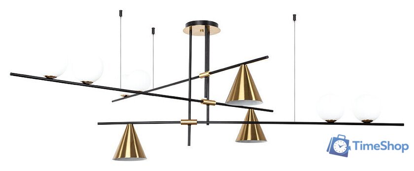 Люстра средней высоты Arte Lamp Jacob A7029PL-9BK - Изображение №1 — Интернет-магазин Time-Shop