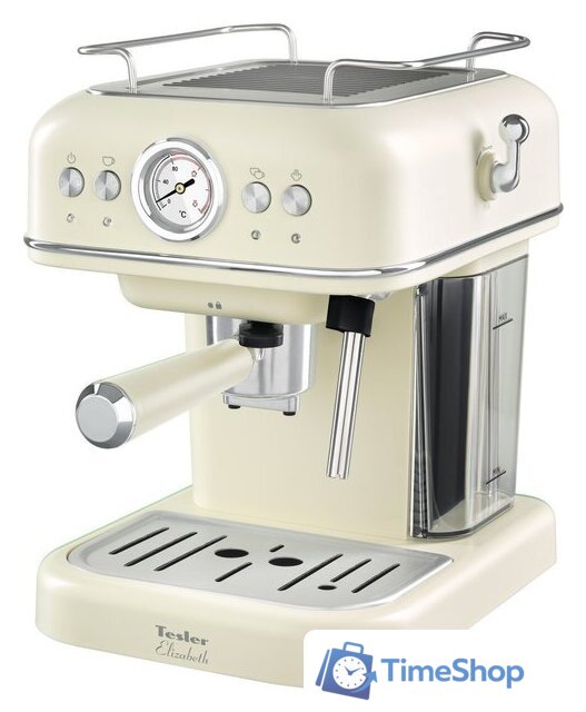 Рожковая кофеварка Tesler ECM-245 beige - Изображение №1 — Интернет-магазин Time-Shop