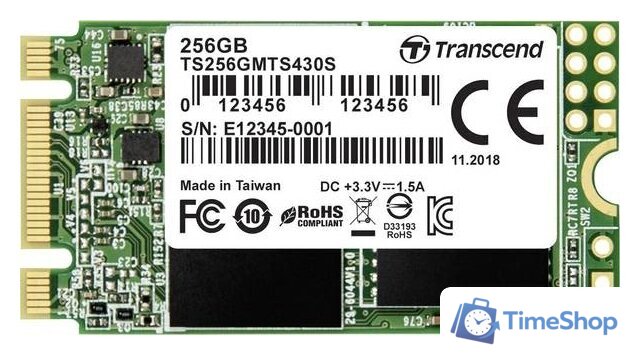 SSD Transcend 430S 256GB TS256GMTS430S - Изображение №1 — Интернет-магазин Time-Shop