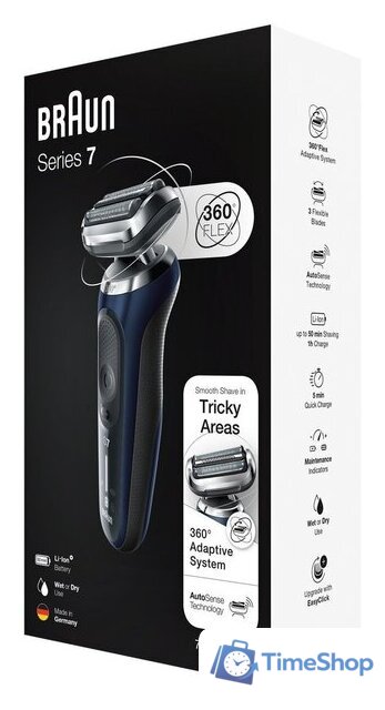 Электробритва Braun Series 7 70-B1000s - Изображение №5 — Интернет-магазин Time-Shop