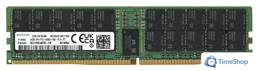 Оперативная память Samsung 64ГБ DDR5 5600 МГц M321R8GA0PB0-CWM - Изображение №1 — Интернет-магазин Time-Shop