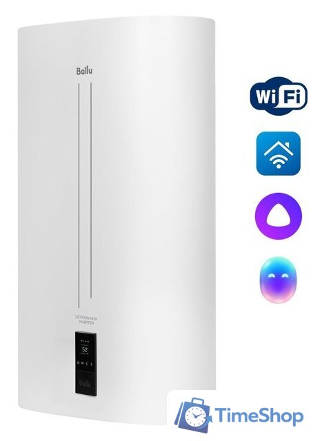 Накопительный электрический водонагреватель Ballu BWH/S 80 Cetrion Inox Inverter - Изображение №1 — Интернет-магазин Time-Shop