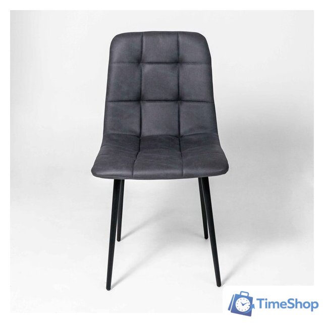 Стул Алвест AV 406-N (графитовая замша Kiprus 13/черный) - Изображение №3 — Интернет-магазин Time-Shop