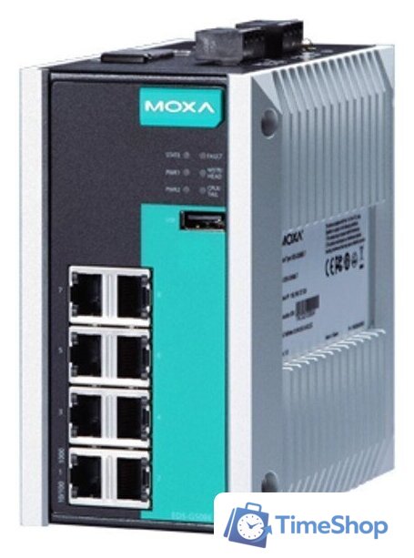 Управляемый коммутатор 2-го уровня Moxa EDS-G508E-T - Изображение №2 — Интернет-магазин Time-Shop