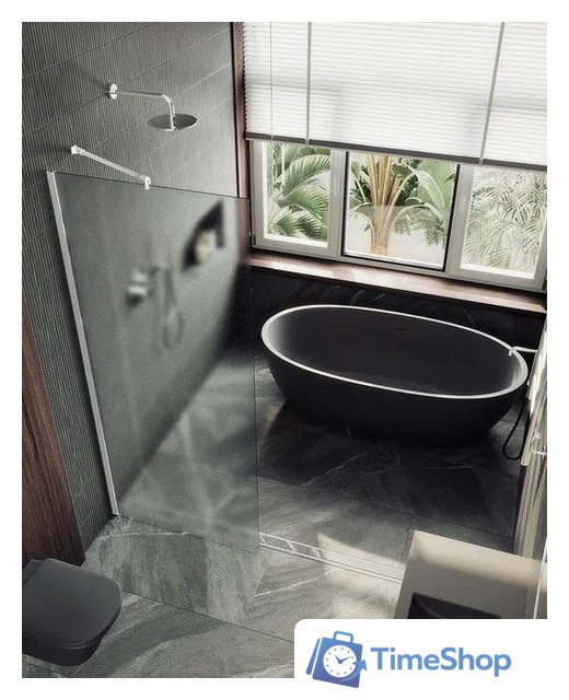 Душевая стенка MaybahGlass 195х109 MGD-680-1ш (сатин/белый матовый) - Изображение №2 — Интернет-магазин Time-Shop