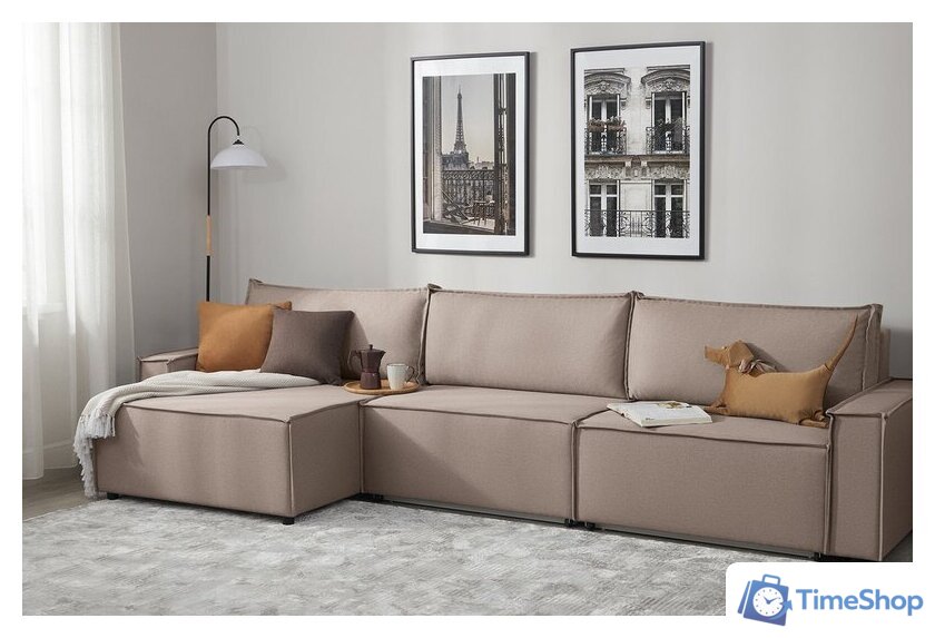 Угловой диван Mio Tesoro Дюссельдорф 293 1.5ек-1.5ек-1.5пф (1176 Savanna Plus Mocca) - Изображение №13 — Интернет-магазин Time-Shop