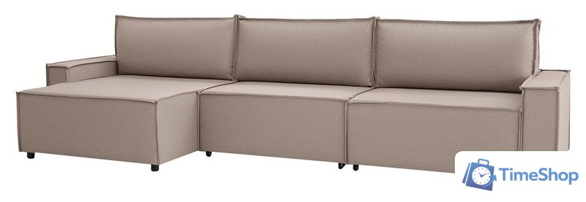 Угловой диван Mio Tesoro Дюссельдорф 293 1.5ек-1.5ек-1.5пф (1176 Savanna Plus Mocca) - Изображение №1 — Интернет-магазин Time-Shop