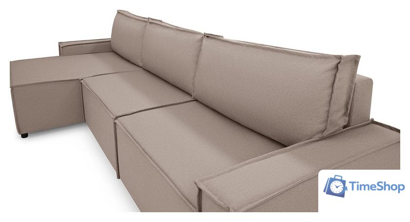 Угловой диван Mio Tesoro Дюссельдорф 293 1.5ек-1.5ек-1.5пф (1176 Savanna Plus Mocca) - Изображение №4 — Интернет-магазин Time-Shop