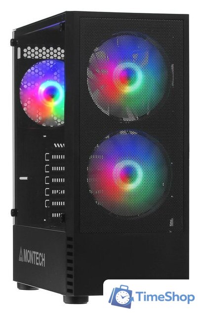 Корпус Montech X2 Mesh (черный) - Изображение №1 — Интернет-магазин Time-Shop