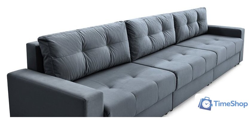 Диван Mio Tesoro Манчестер 292 1.5ек-1.5ек-1.5ек (968 серый) - Изображение №4 — Интернет-магазин Time-Shop