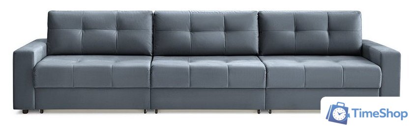 Диван Mio Tesoro Манчестер 292 1.5ек-1.5ек-1.5ек (968 серый) - Изображение №2 — Интернет-магазин Time-Shop