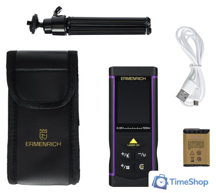 Лазерный дальномер Ermenrich PRO LR100 84652 - Изображение №2 — Интернет-магазин Time-Shop