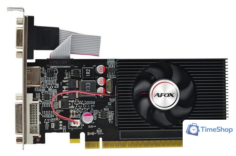Видеокарта AFOX GeForce GT 730 4GB GDDR3 AF730-4096D3L3 - Изображение №1 — Интернет-магазин Time-Shop