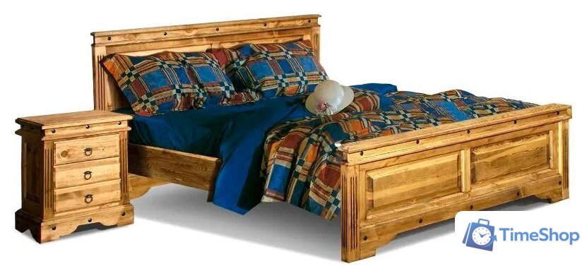 Кровать ФанДОК Викинг 01 180x200 Ф-181.04 (мед) - Изображение №2 — Интернет-магазин Time-Shop