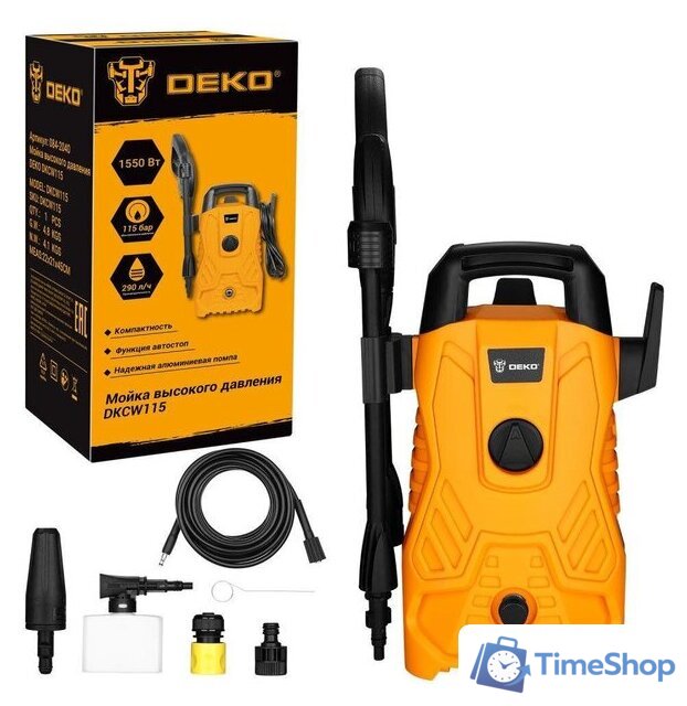 Мойка высокого давления Deko DKCW115 084-2040 - Изображение №1 — Интернет-магазин Time-Shop