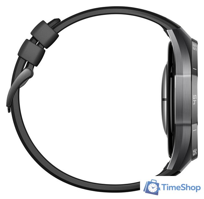 Умные часы Huawei Watch GT 6 Pro 46 мм (черный, с черным силиконовым ремешком, международная версия) - Изображение №6 — Интернет-магазин Time-Shop
