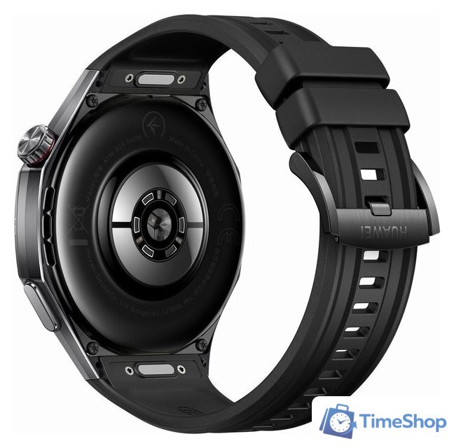 Умные часы Huawei Watch GT 6 Pro 46 мм (черный, с черным силиконовым ремешком, международная версия) - Изображение №4 — Интернет-магазин Time-Shop