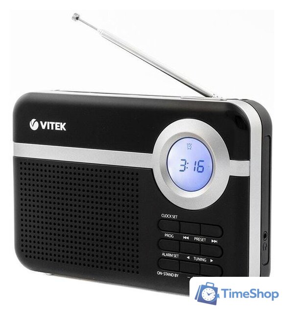 Радиоприемник Vitek VT-3592 BK - Изображение №2 — Интернет-магазин Time-Shop