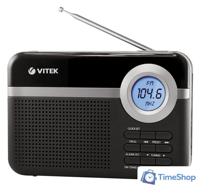 Радиоприемник Vitek VT-3592 BK - Изображение №1 — Интернет-магазин Time-Shop