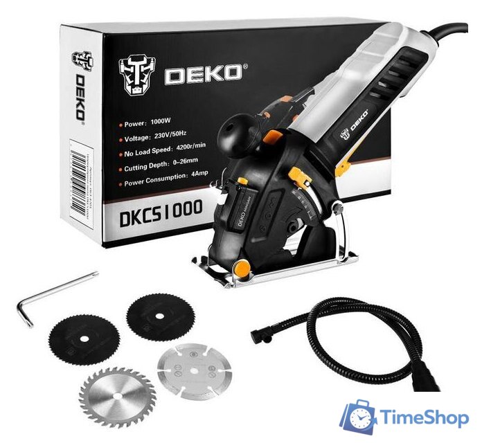 Дисковая (циркулярная) пила Deko DKCS1000 063-4201 - Изображение №2 — Интернет-магазин Time-Shop