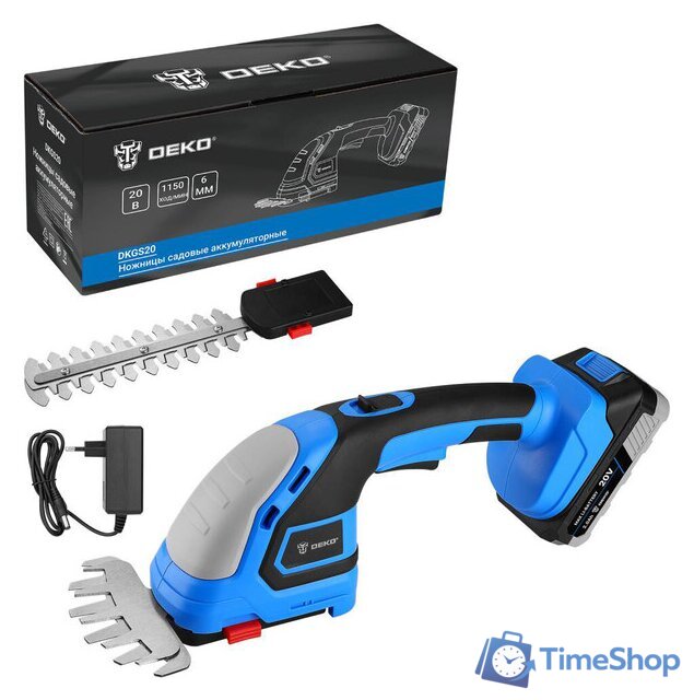 Кусторез + ножницы Deko DKGS20 063-4474 (с АКБ) - Изображение №1 — Интернет-магазин Time-Shop