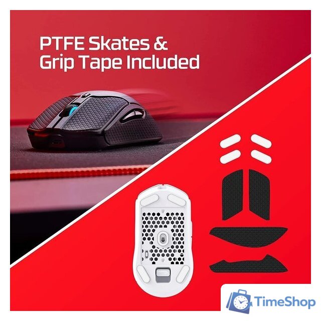 Игровая мышь HyperX Pulsefire Haste 2 Wireless (черный) - Изображение №8 — Интернет-магазин Time-Shop