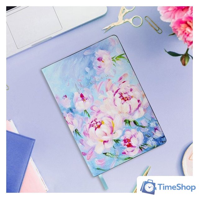 Ежедневник BRAUBERG Vista Pink Flowers 112075 - Изображение №7 — Интернет-магазин Time-Shop
