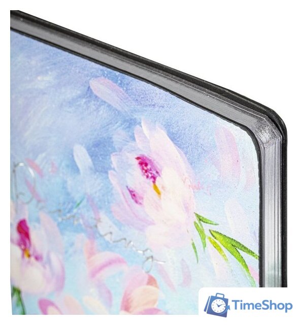 Ежедневник BRAUBERG Vista Pink Flowers 112075 - Изображение №2 — Интернет-магазин Time-Shop