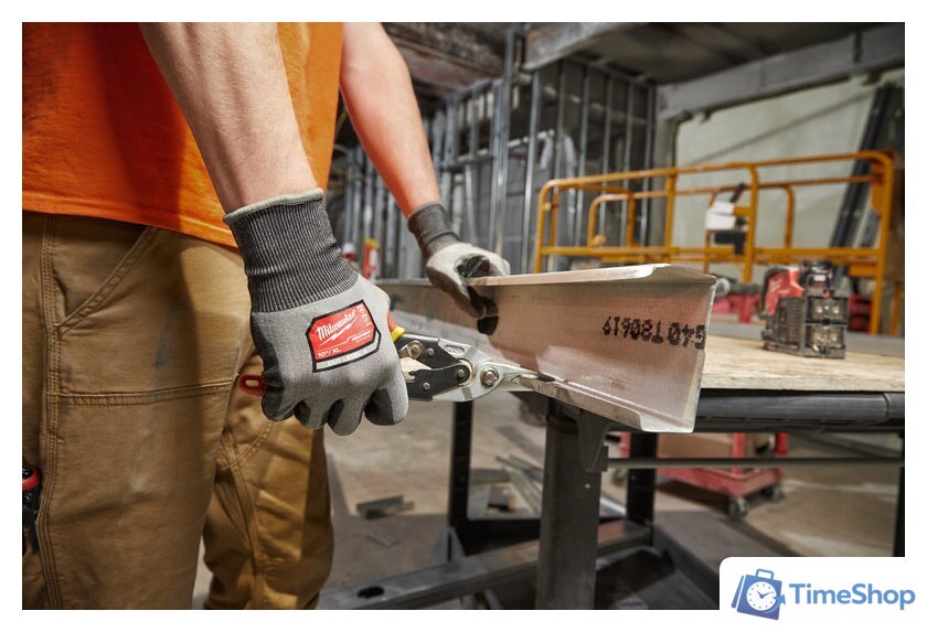 Перчатки из искусственной кожи Milwaukee Hi-Dex 4/D 8/M 4932480502 - Изображение №4 — Интернет-магазин Time-Shop