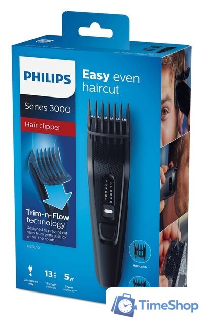 Машинка для стрижки волос Philips HC3510/15 - Изображение №5 — Интернет-магазин Time-Shop