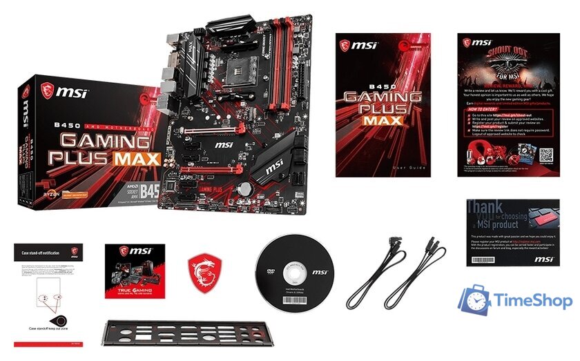 Материнская плата MSI B450 Gaming Plus Max - Изображение №6 — Интернет-магазин Time-Shop