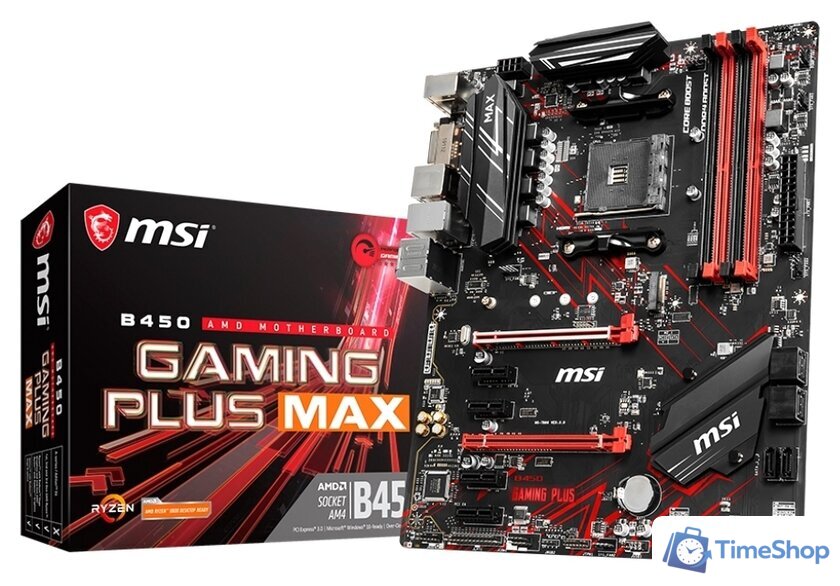 Материнская плата MSI B450 Gaming Plus Max - Изображение №5 — Интернет-магазин Time-Shop