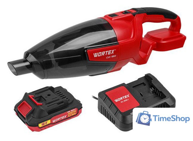 Автомобильный пылесос Wortex CVC 1860 (с 1-им АКБ) - Изображение №1 — Интернет-магазин Time-Shop