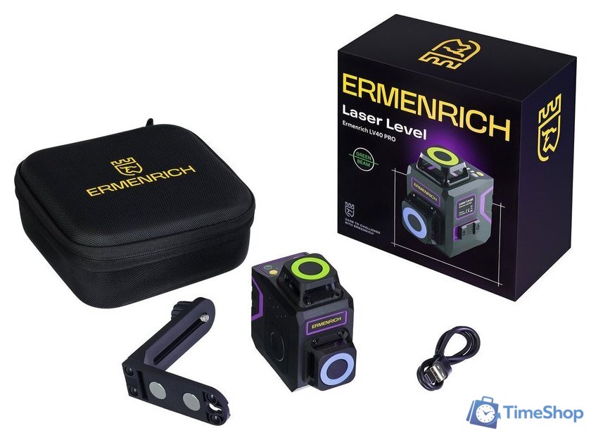 Лазерный нивелир Ermenrich PRO LV40 84633 - Изображение №2 — Интернет-магазин Time-Shop