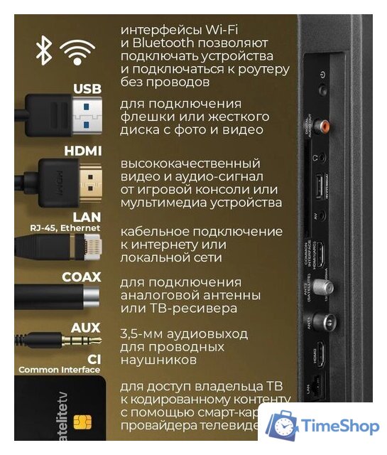 Телевизор MAUNFELD MLT32HSD02 - Изображение №7 — Интернет-магазин Time-Shop
