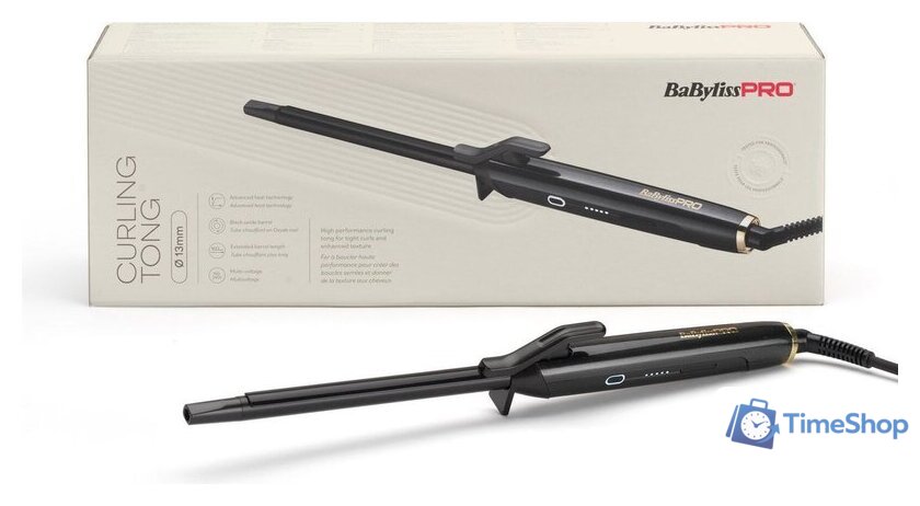 Круглая  плойка BaByliss PRO Curling Tong BAB2490E - Изображение №1 — Интернет-магазин Time-Shop