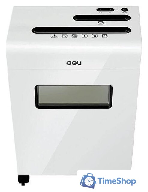 Шредер Deli E9911-EU (белый) - Изображение №2 — Интернет-магазин Time-Shop