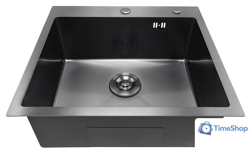 Кухонная мойка Asteria A5550NB-D1 (черный декор) - Изображение №2 — Интернет-магазин Time-Shop
