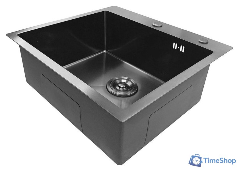 Кухонная мойка Asteria A5550NB-D1 (черный декор) - Изображение №3 — Интернет-магазин Time-Shop