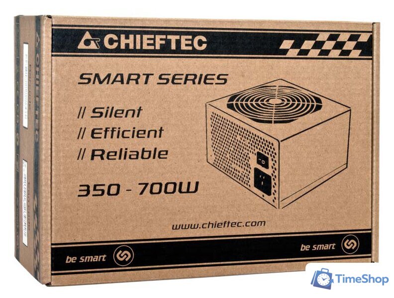 Блок питания Chieftec Smart 600W (GPS-600A8) - Изображение №4 — Интернет-магазин Time-Shop