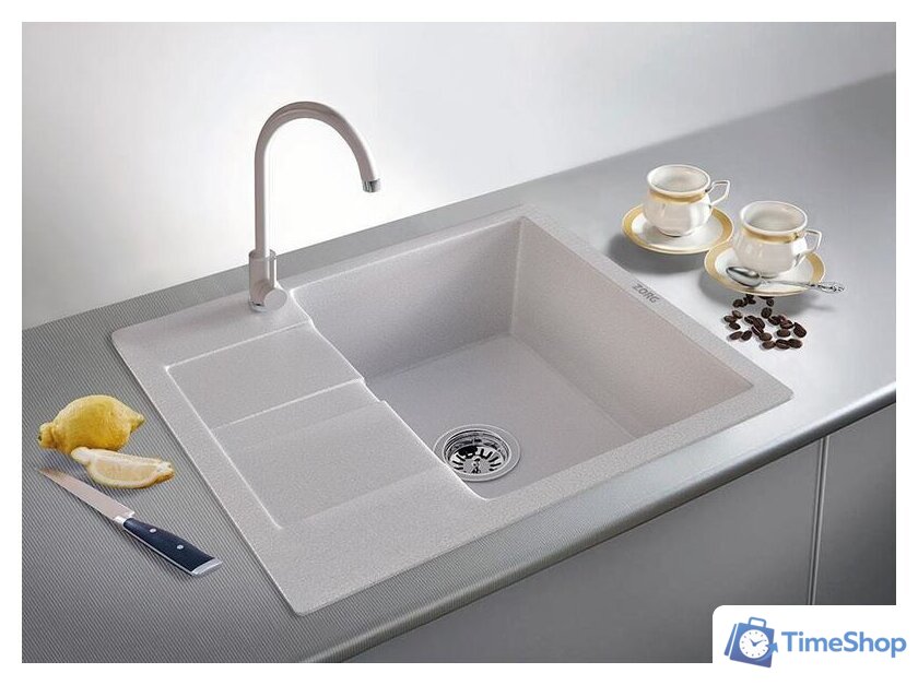 Кухонная мойка ZorG Apollo 58 (черный опал) - Изображение №2 — Интернет-магазин Time-Shop