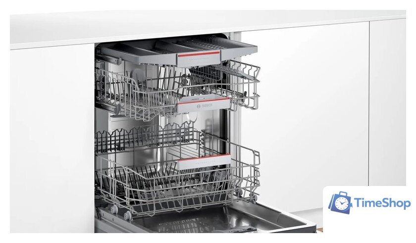 Встраиваемая посудомоечная машина Bosch Serie 4 SMV4ECX21E - Изображение №4 — Интернет-магазин Time-Shop