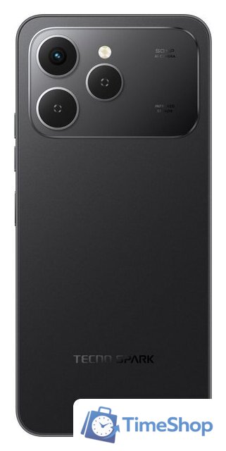 Телефон Tecno Spark 40 KM5n 8GB/256GB NFC (чернильный черный) - Изображение №4 — Интернет-магазин Time-Shop