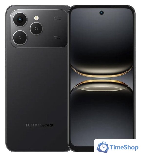 Телефон Tecno Spark 40 KM5n 8GB/256GB NFC (чернильный черный) - Изображение №1 — Интернет-магазин Time-Shop