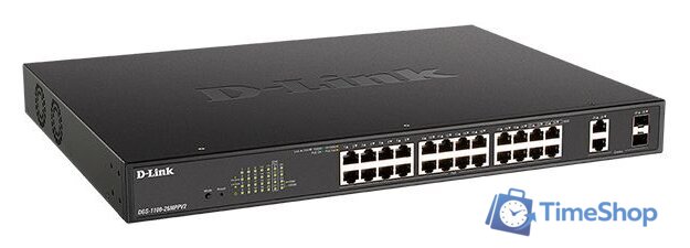 Настраиваемый коммутатор D-Link DGS-1100-26MPPV2/A3A - Изображение №1 — Интернет-магазин Time-Shop